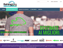 Tablet Screenshot of fishingitalia.com